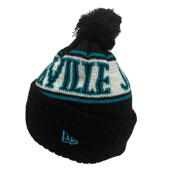 New Era Jacksonville Jaguars NFL Removeable Pom Knit Beanie One Size Football - Picture 5 of 7